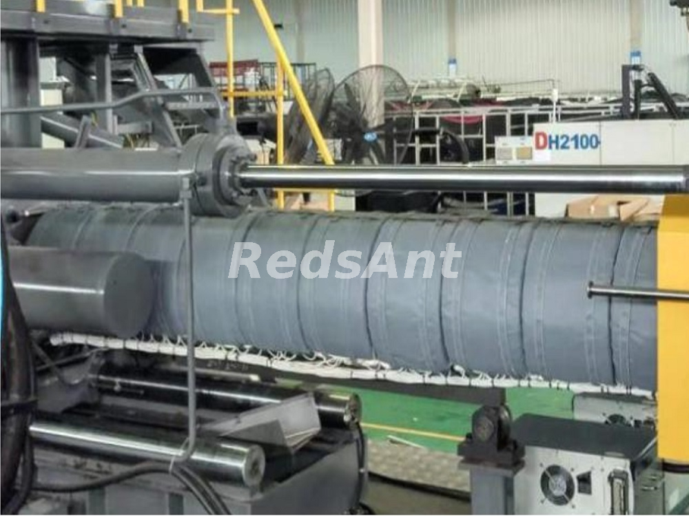 Máquina de inyección de plástico Welltec 2100T Ahorro en costos de energía con chaquetas aislantes RedsAnt Barrel