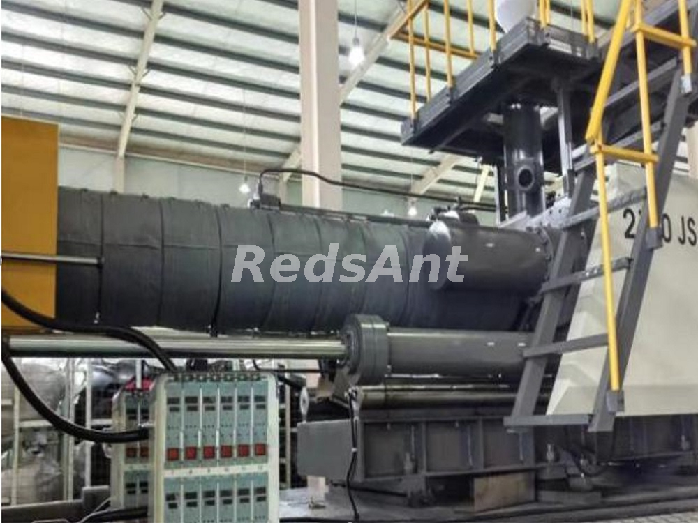 Máquina de inyección de plástico Welltec 2100T Ahorro en costos de energía con chaquetas aislantes RedsAnt Barrel